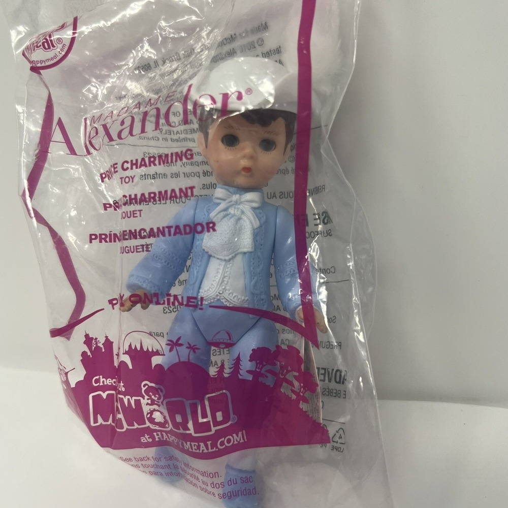 Madame Alexander Doll Prince Charming 2010 McDonald's Happy Meal 5in. Toy #4 NWP
